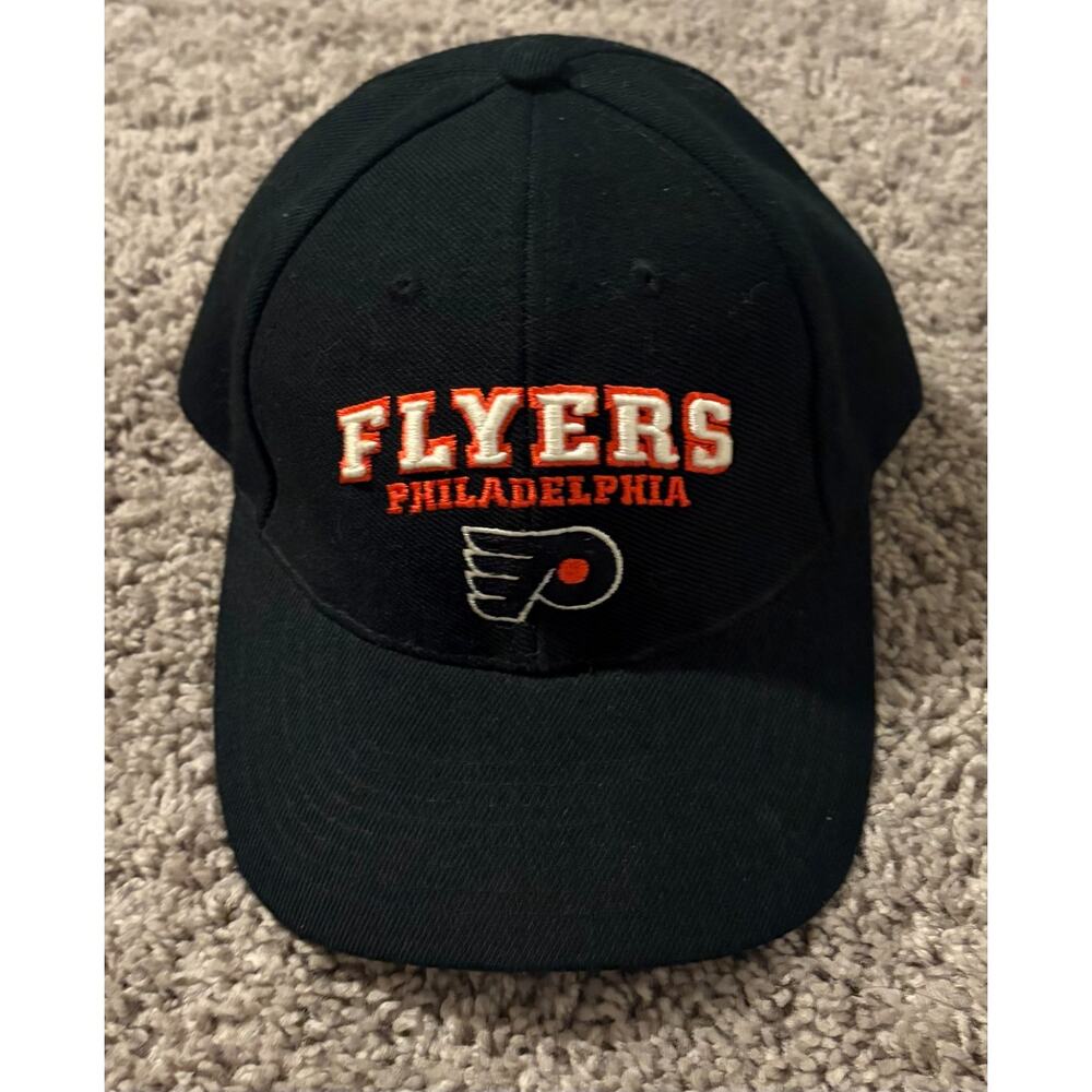 Philadelphia Flyers Puma Men's Black Logo Embroidered Baseball Cap - One Size